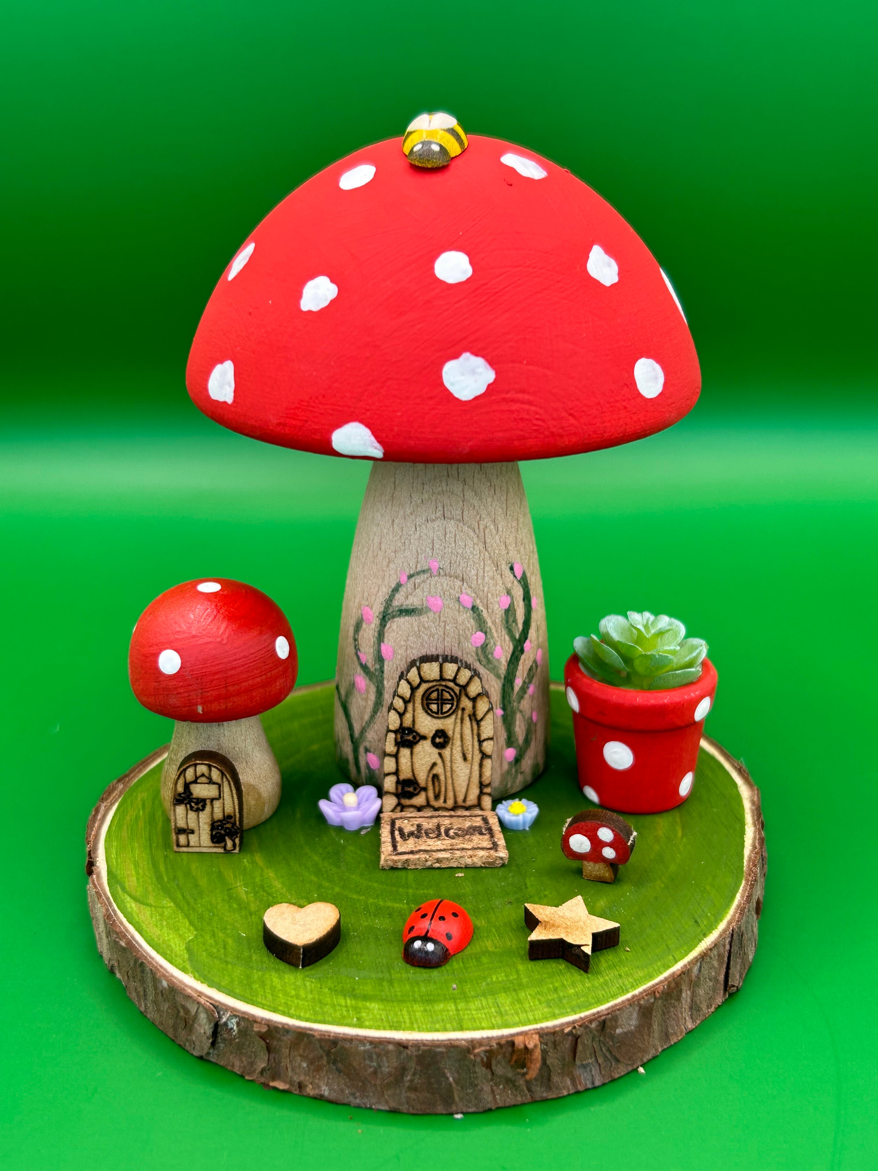 Make Your Own Fairy Toadstool Craft Kit β Cottage Crafts